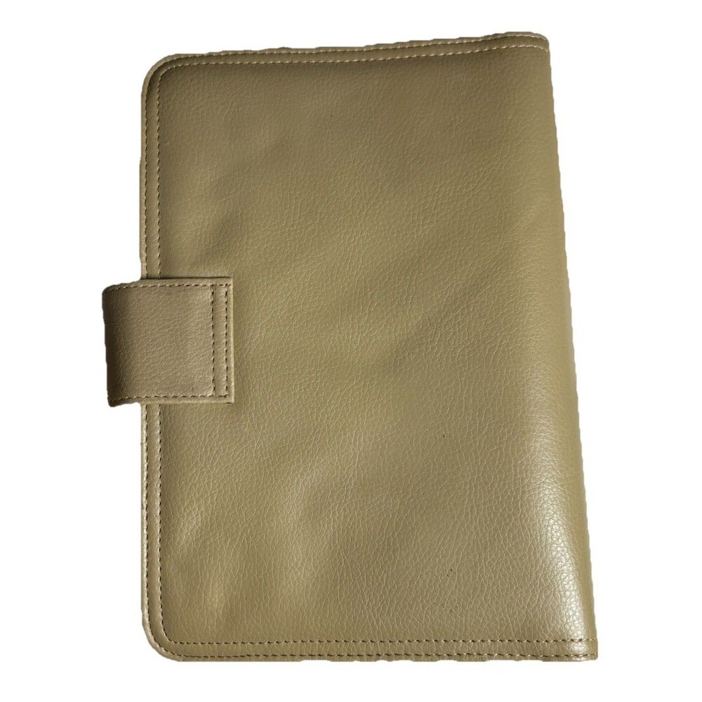 Franklin Covey 365 Beige Planner Organizer 7 Ring Binder Faux Leather Work - Picture 3 of 16